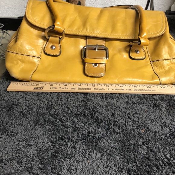 Giani Bernini yellow mustard purse - Picture 10 of 11